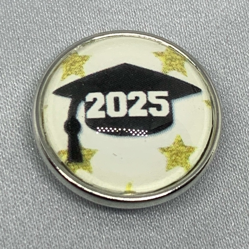 SALE - Class of 2025 Snap Button Charm - Oh Snap!
